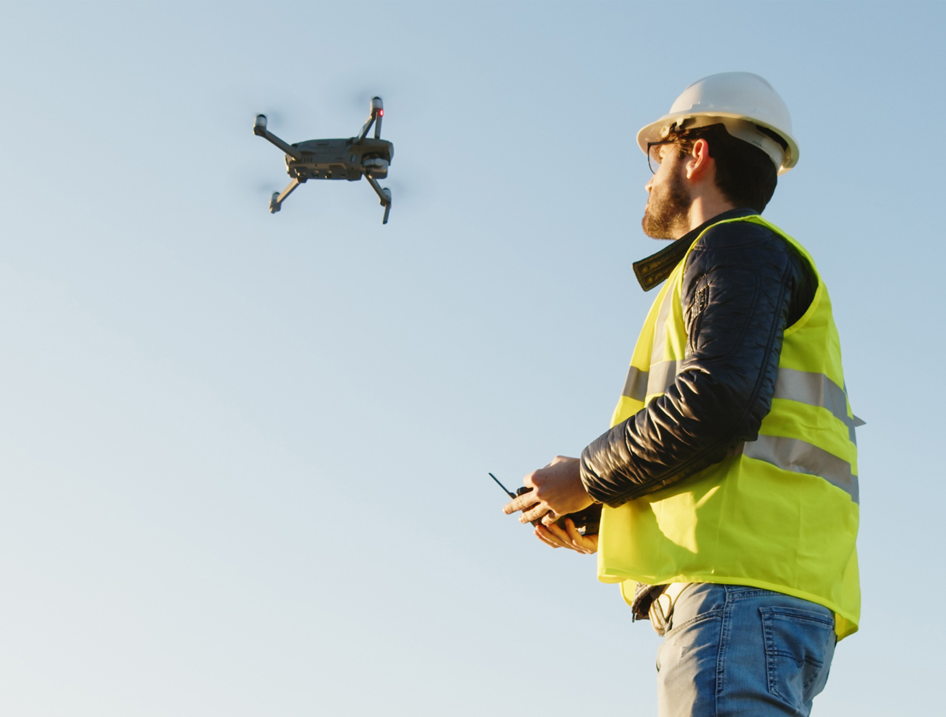 Flying Drone Banner Cropped